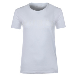 T-Shirt Damski GUESS Logo W0GI69 R8G01 Bialy