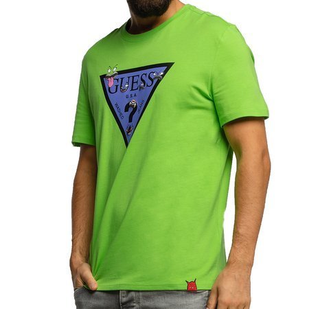 T-shirt Męski GUESS MONSTER M0YI51 I3Z00 Zielony